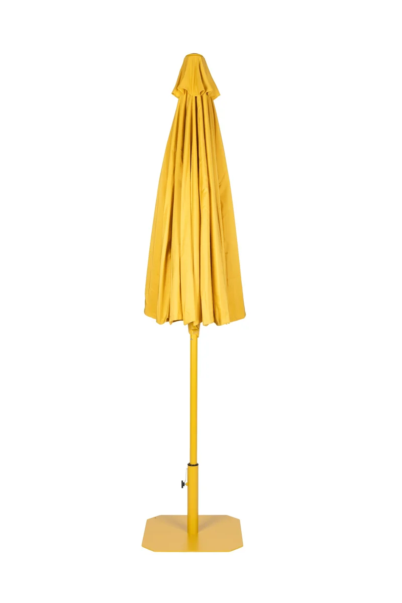 Zuiver Wohnaccessoire Sunbrella Sunshine Set – Gelb, Polyester, 250 × 250 × 235 cm