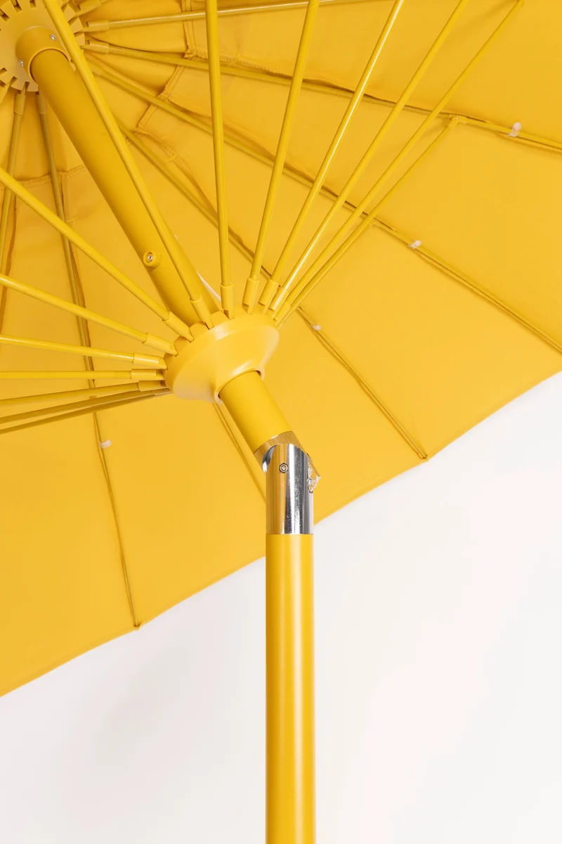 Zuiver Wohnaccessoire Sunbrella Sunshine Set – Gelb, Polyester, 250 × 250 × 235 cm