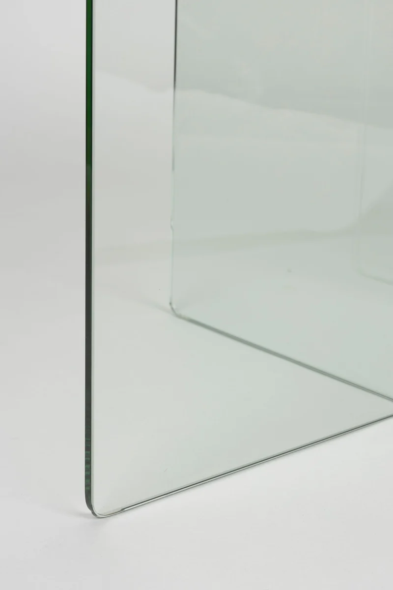 Zuiver Couchtisch Linea Transparant – clear, Glas, 80 × 60 × 40 cm