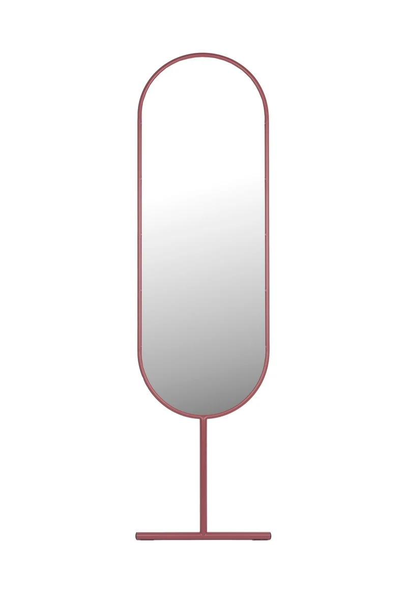 Zuiver Spiegel Tess Marsala – Stahl, 2,5 × 38,2 × 165,5 cm