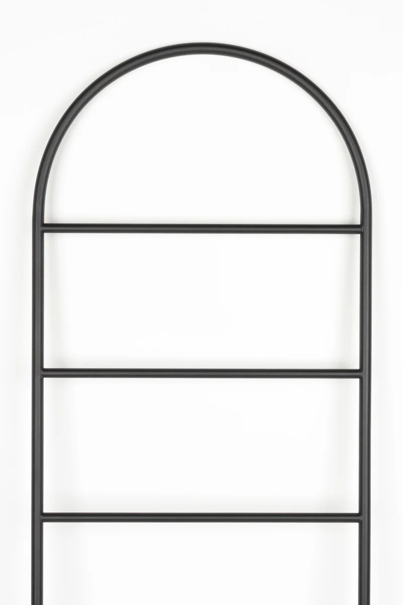 Zuiver Dekoleiter Tess – Schwarz, Stahl, 2,5 × 45 × 165,5 cm