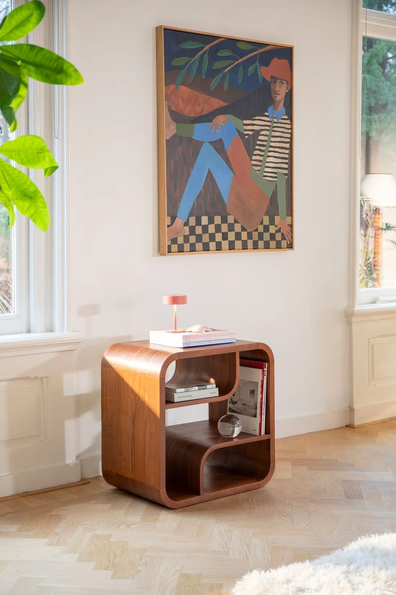 Zuiver Schrank Seven S – Nussbaum, 40 × 60 × 60 cm