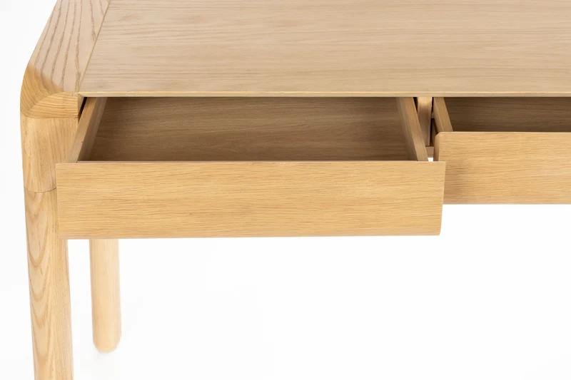 Zuiver Tisch Console Storm – Natur, Massives Eschenholz, 100 × 76 cm