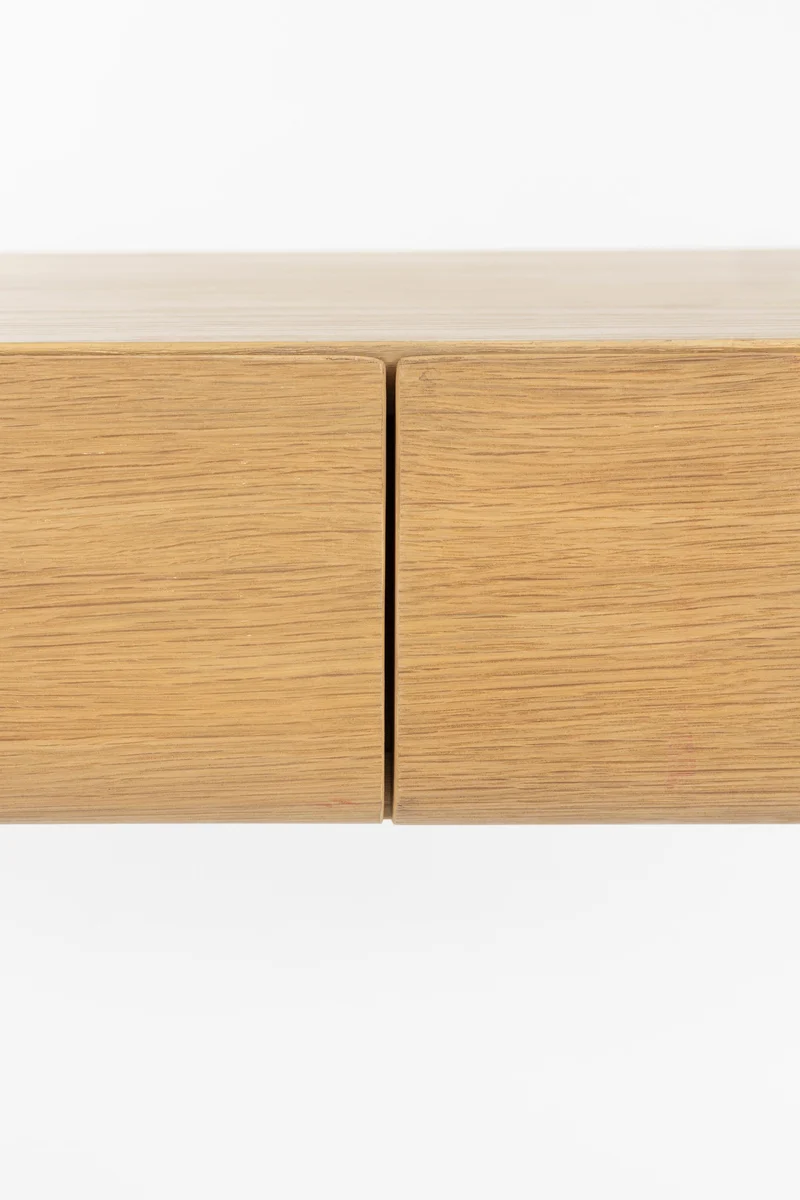 Zuiver Tisch Console Storm – Natur, Massives Eschenholz, 100 × 76 cm