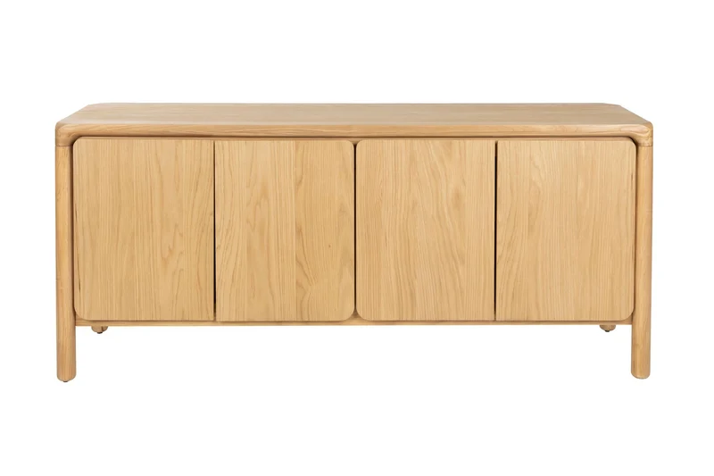 Zuiver Sideboard Storm – Natur, Eichenfurnier, 42,5 × 160 × 70 cm