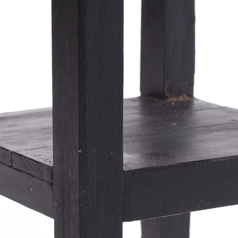 TELEFONTISCH "NAPOLEON" | 75x30x30 cm, Mahagoni | Beistelltisch | Farbe: 04 schwarz-natur