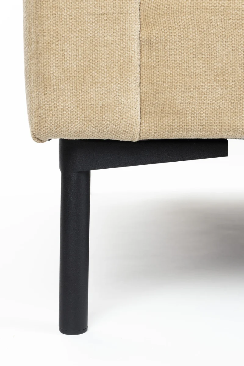 Zuiver Sofa Summer 3-Sitzer – Sand, Stoff, 101 × 230 × 82 cm