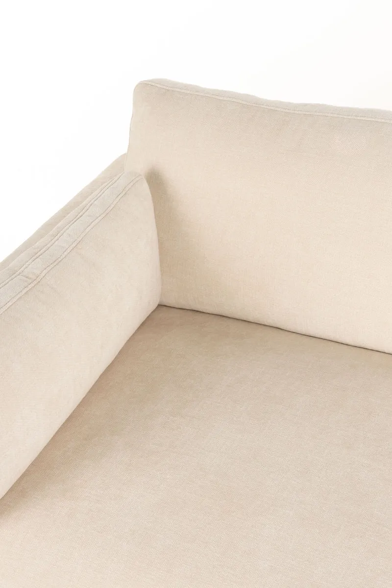 Zuiver Sofa Summer 3-Sitzer – Beige, Stoff, 101 × 230 × 82 cm