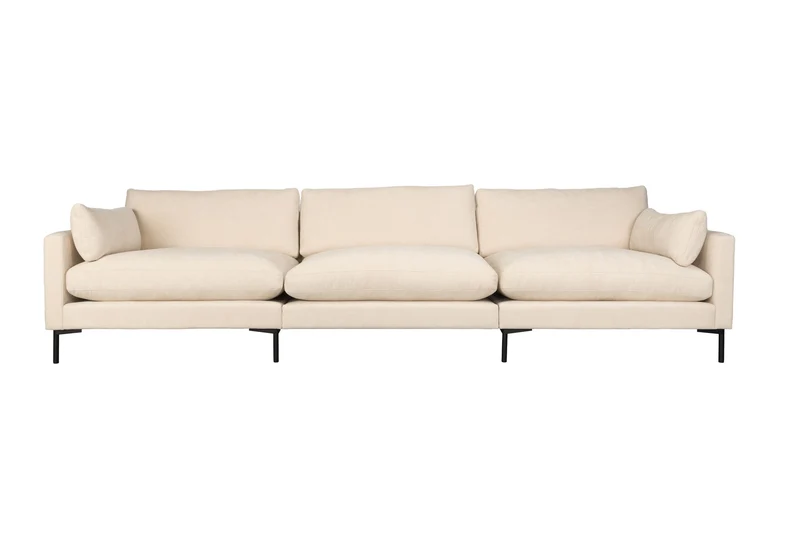 Zuiver Sofa Summer 4,5-Sitzer – Beige, Stoff, 101 × 335 × 82 cm