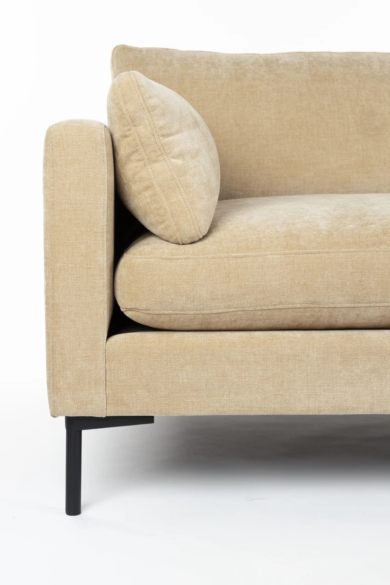 Zuiver Sofa Summer 4,5-Sitzer – Sand, Stoff, 101 × 335 × 82 cm