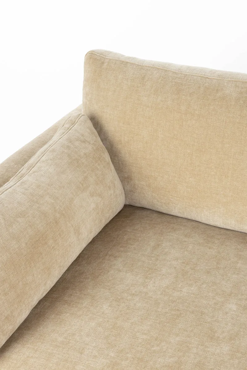 Zuiver Sofa Summer 4,5-Sitzer – Sand, Stoff, 101 × 335 × 82 cm