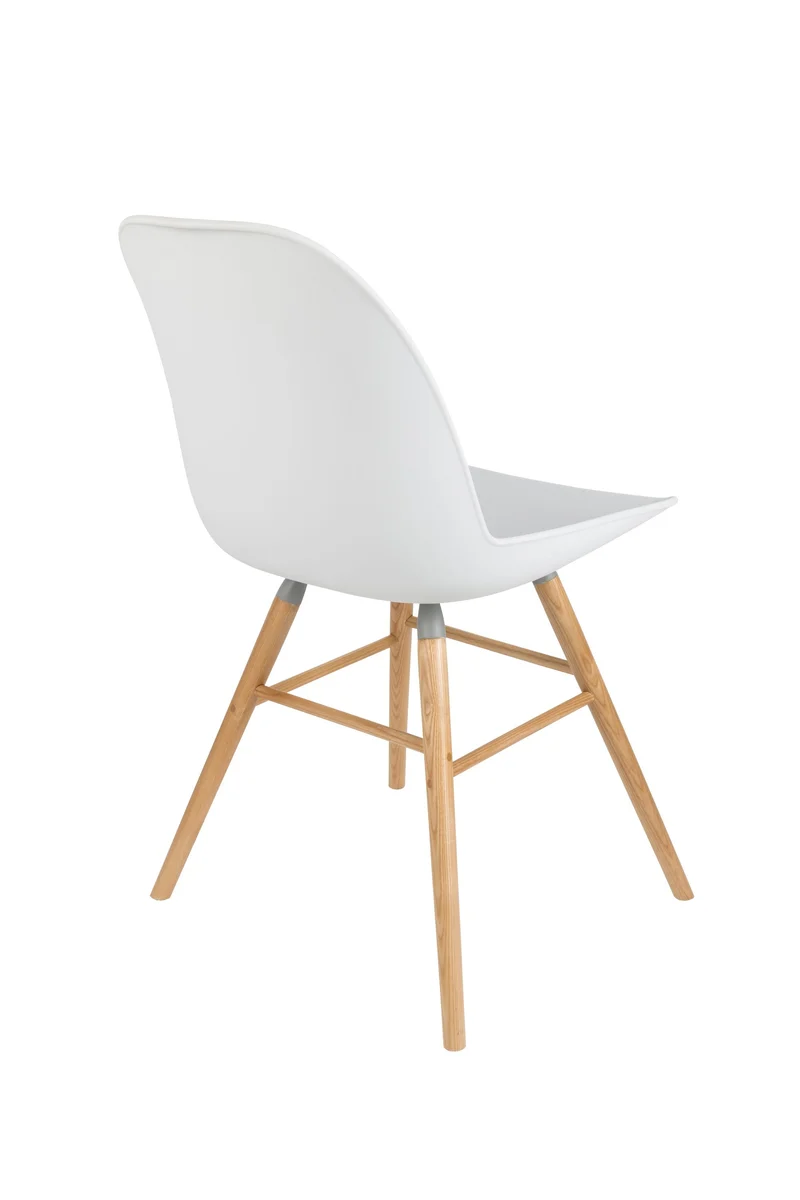 Zuiver Stuhl Albert Kuip – Weiß, Polypropylen, 55 × 49 × 81,5 cm, 2er-Set