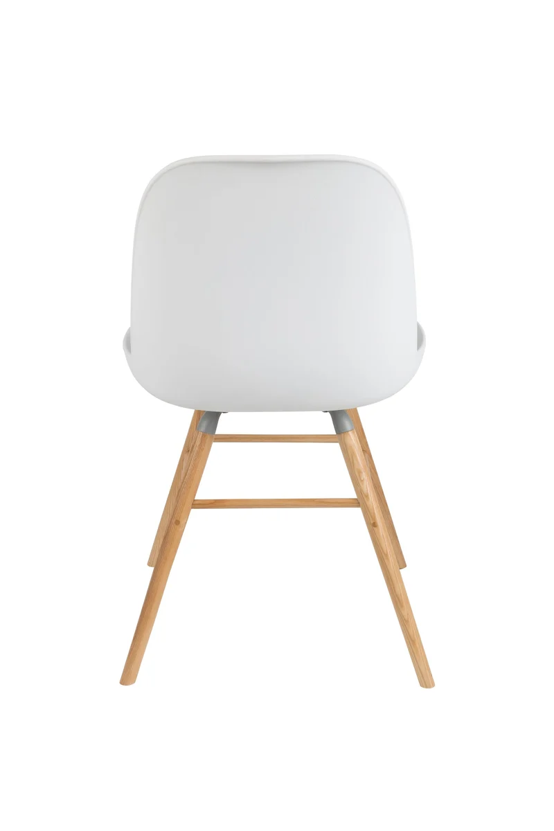 Zuiver Stuhl Albert Kuip – Weiß, Polypropylen, 55 × 49 × 81,5 cm, 2er-Set