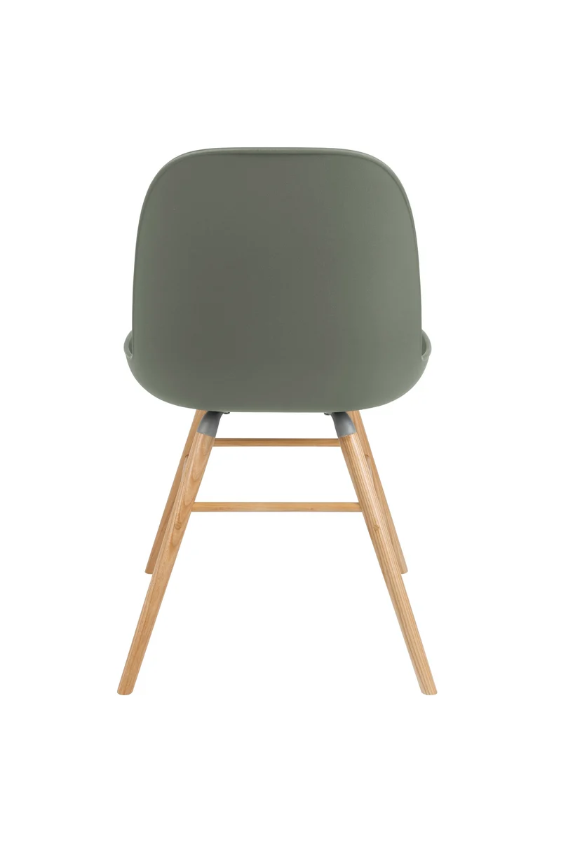 Zuiver Stuhl Albert Kuip – Grün, Polypropylen, 55 × 49 × 81,5 cm, 2er-Set