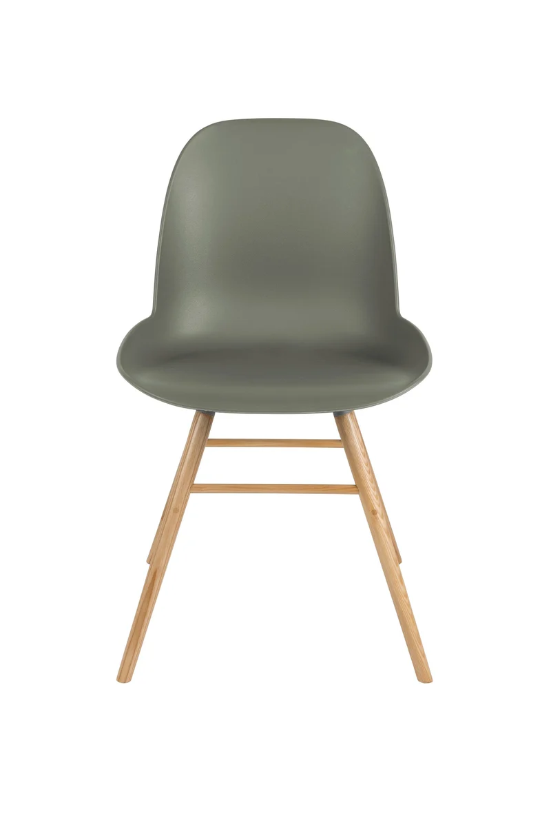 Zuiver Stuhl Albert Kuip – Grün, Polypropylen, 55 × 49 × 81,5 cm, 2er-Set