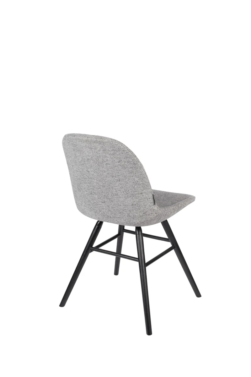 Zuiver Stuhl Albert Kuip Soft – Hellgrau, Stoff, 55 × 49 × 81,5 cm, 2er-Set