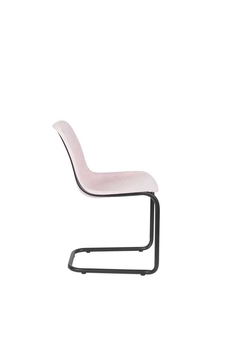 Zuiver Stuhl Thirsty Soft – Pink, 55 × 52 × 78,5 cm, 2er-Set