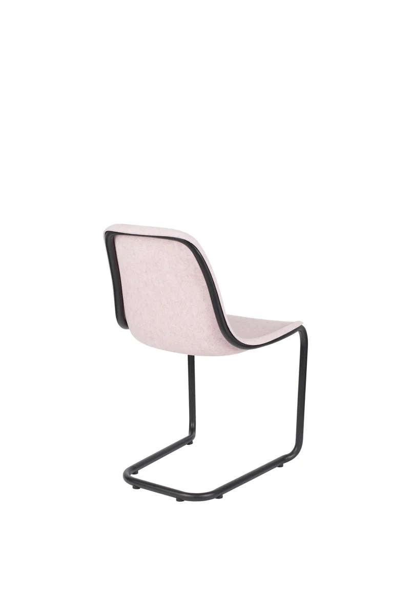 Zuiver Stuhl Thirsty Soft – Pink, 55 × 52 × 78,5 cm, 2er-Set