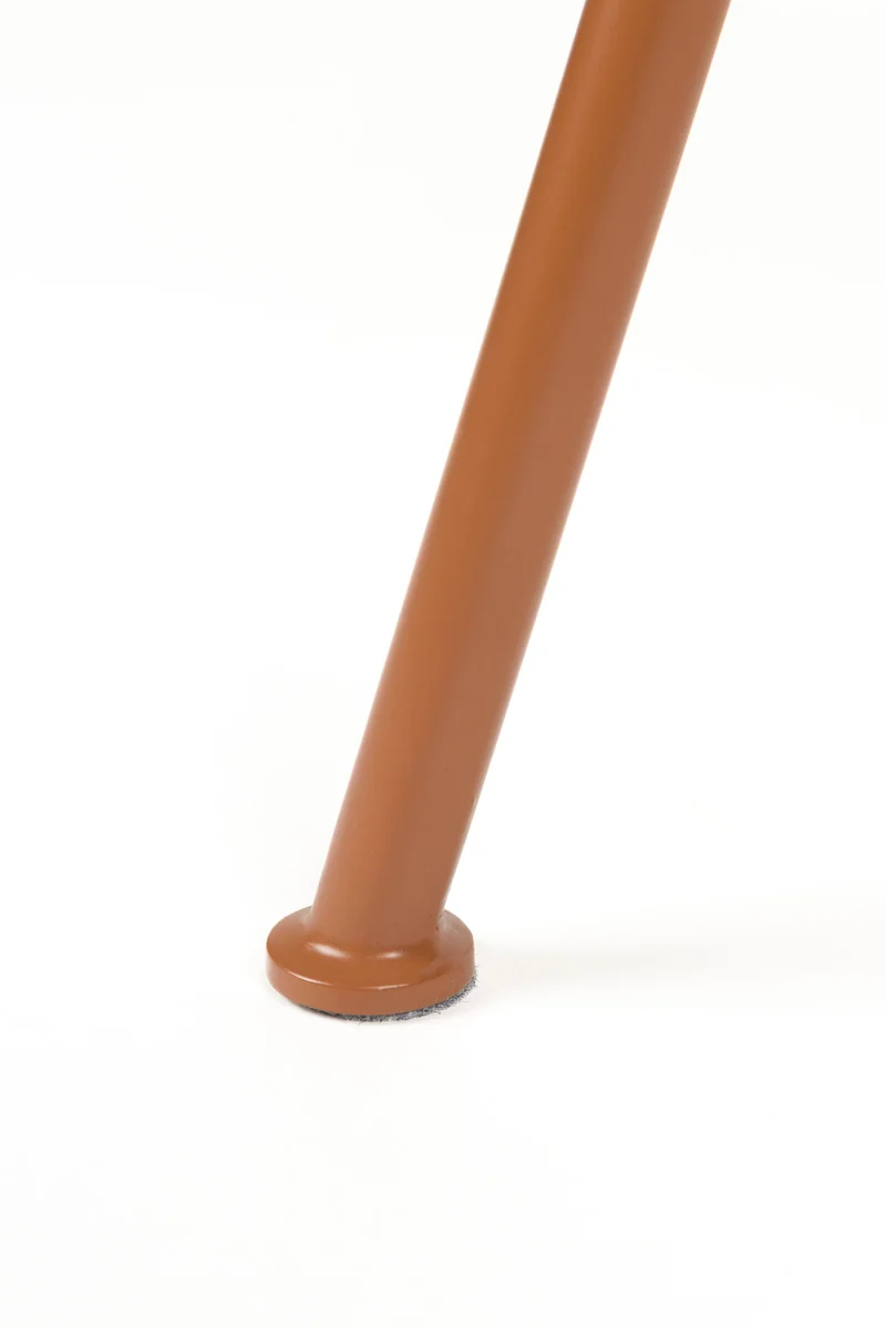 Zuiver Hocker Verte – Terrakotta, Polyester, 42,9 × 55,8 × 42,3 cm