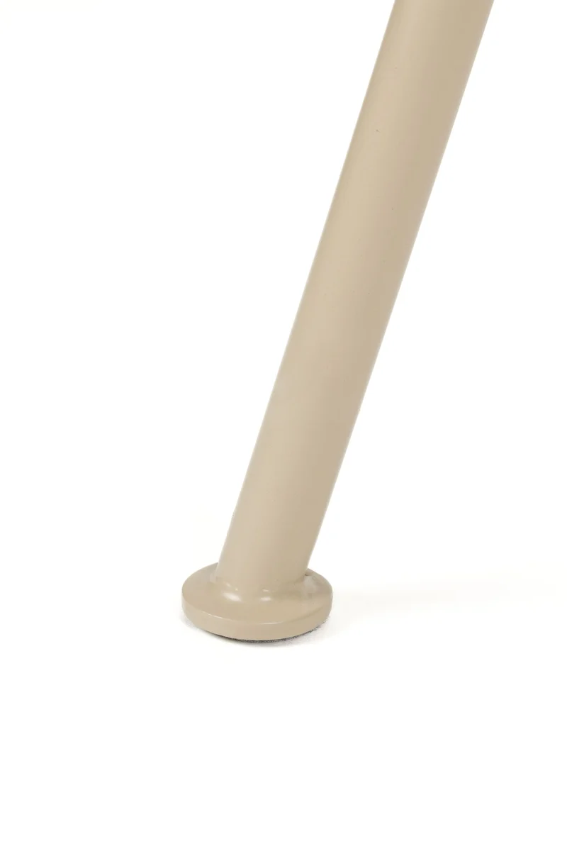 Zuiver Hocker Verte – Beige, Polyester, 42,9 × 55,8 × 42,3 cm