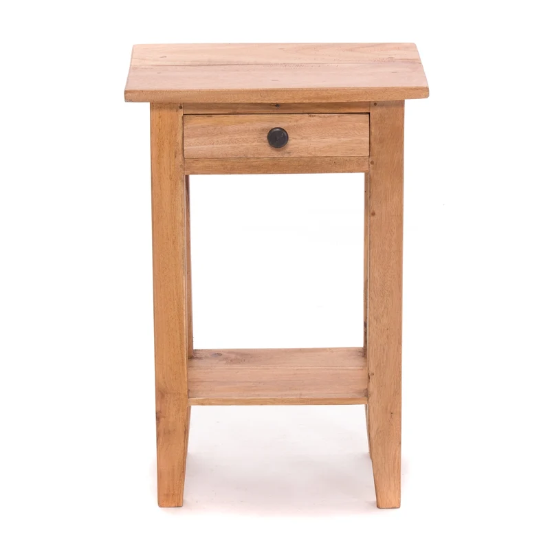 Telefontisch PLANTA | 52x34cm (HxB), Nachtschrank mit Schublade | Farbe: 08 honigfarben gewachst