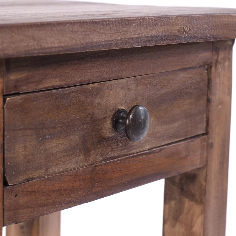 Telefontisch PLANTA | 52x34cm (HxB), Nachtschrank mit Schublade | Farbe: 02 hellbraun
