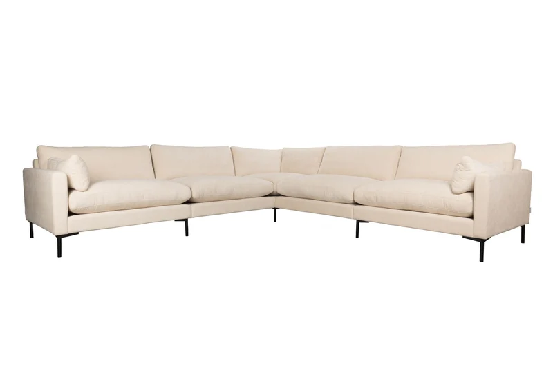 Zuiver Sofa Summer 7-Sitzer – Beige, Stoff, 318 × 318 × 82 cm