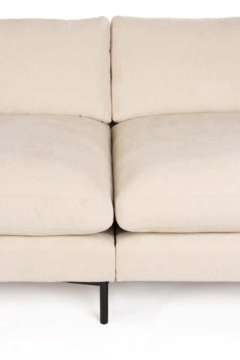 Zuiver Sofa Summer 7-Sitzer – Beige, Stoff, 318 × 318 × 82 cm