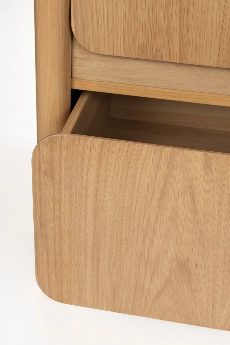 Zuiver Schrank Storm One Door – Natur, Massives Eschenholz, 55 × 60 × 180,5 cm