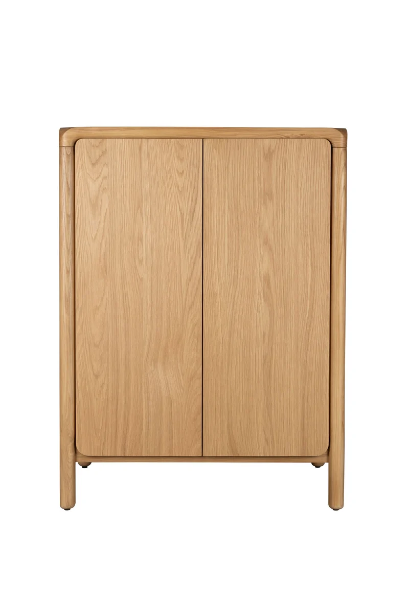 Zuiver Schrank Storm – Natur, Eschenfurnier, 55 × 90 × 120 cm