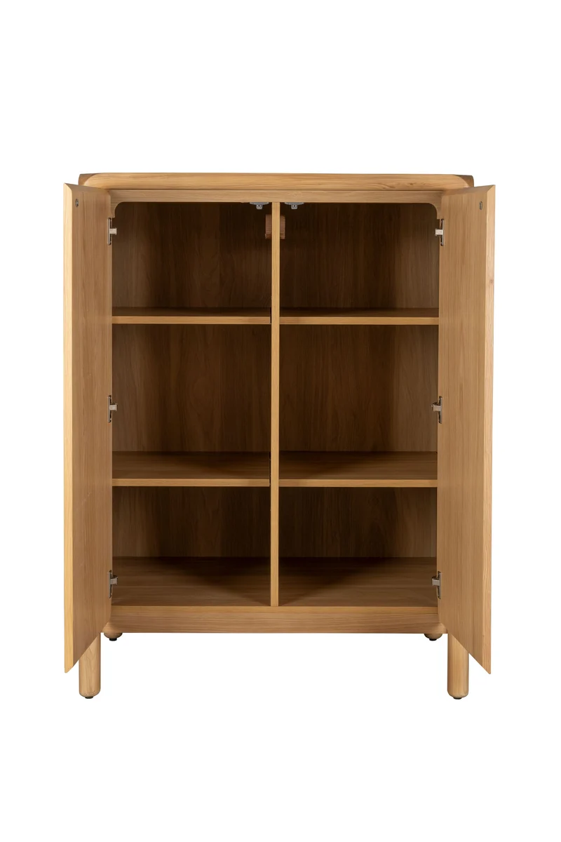Zuiver Schrank Storm – Natur, Eschenfurnier, 55 × 90 × 120 cm
