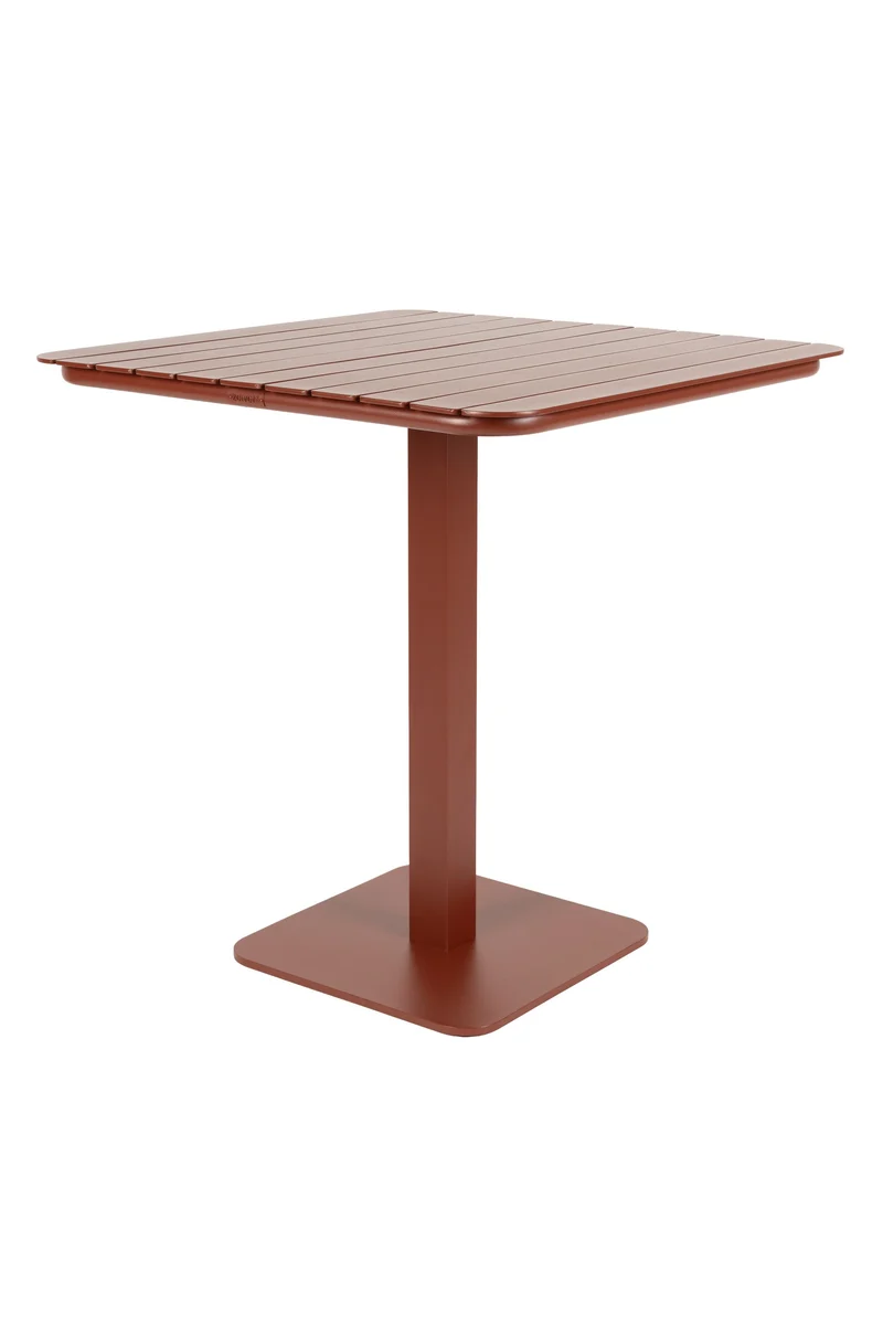 Zuiver Bistrotisch Garden Vondel 71 × 71 cm – Rot, Aluminium