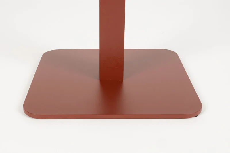 Zuiver Bistrotisch Garden Vondel 71 × 71 cm – Rot, Aluminium