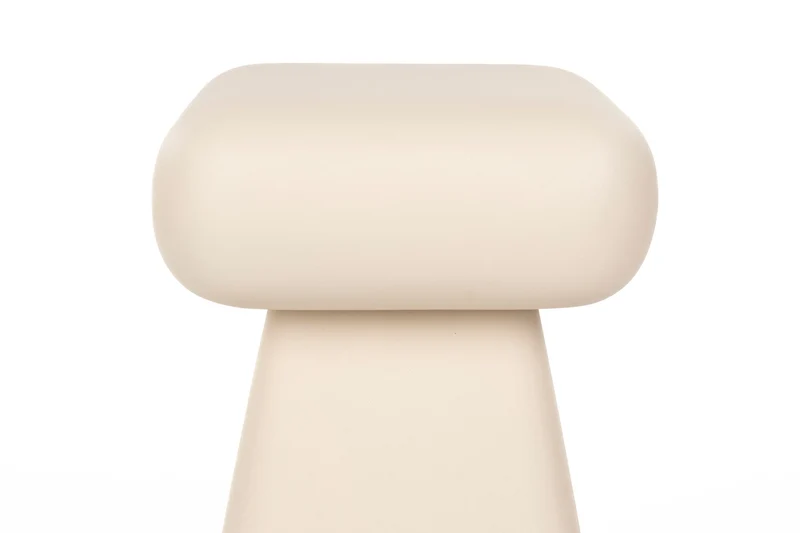 Zuiver Hocker Earth – Beige, Eisen, 29,5 × 29,5 × 51 cm