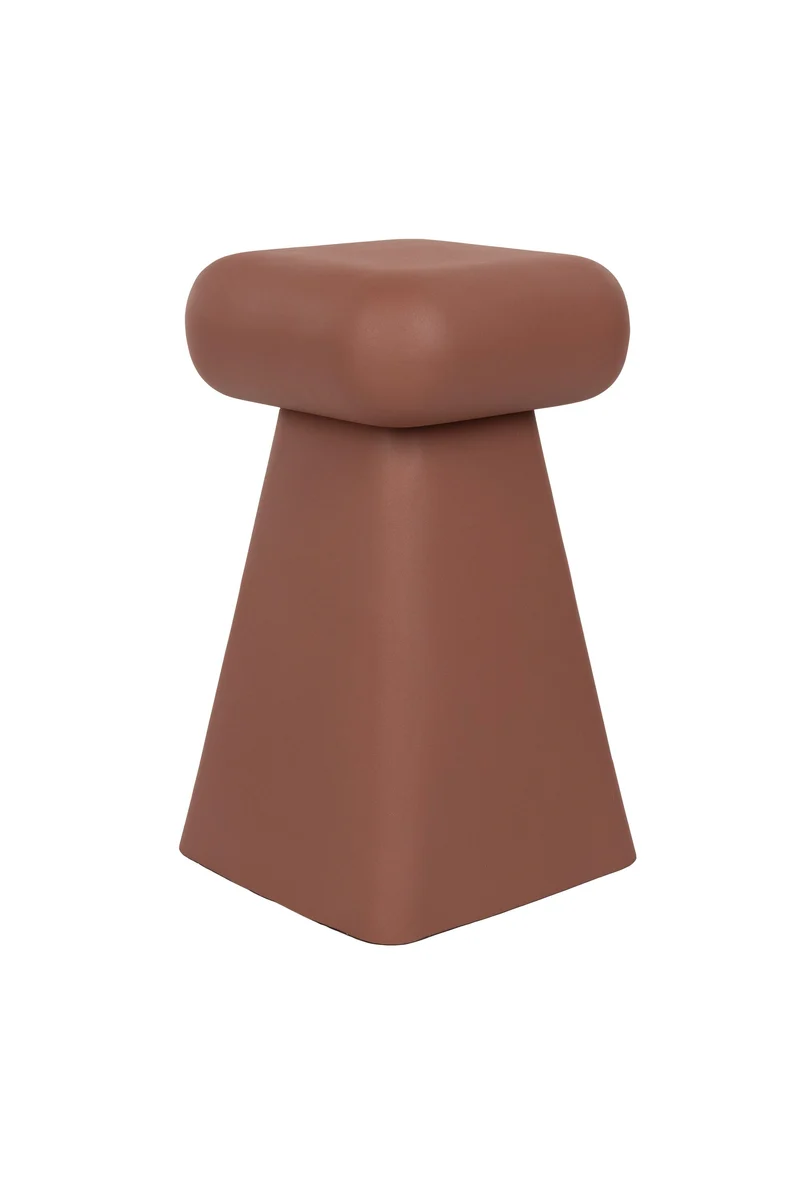 Zuiver Hocker Earth – Terrakotta, Eisen, 29,5 × 29,5 × 51 cm