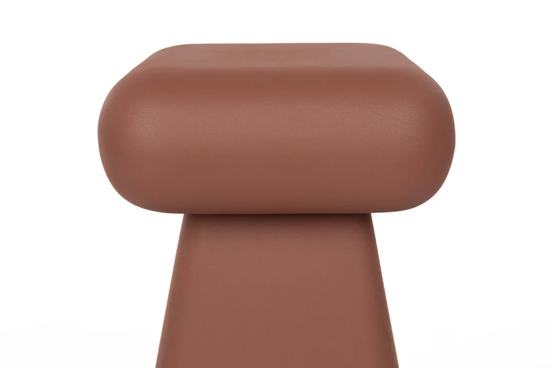 Zuiver Hocker Earth – Terrakotta, Eisen, 29,5 × 29,5 × 51 cm