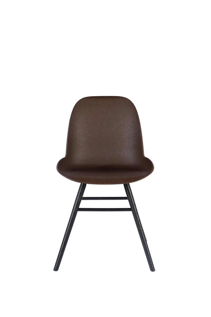 Zuiver Stuhl Albert Kuip Coffee – 49 × 55 × 81,5 cm, 2er-Set