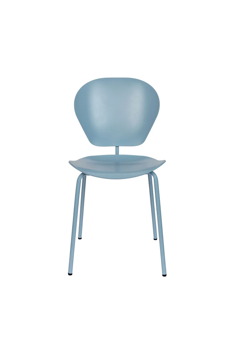 Zuiver Stuhl The Ocean – Blau, 55 × 43 × 85,5 cm, 2er-Set