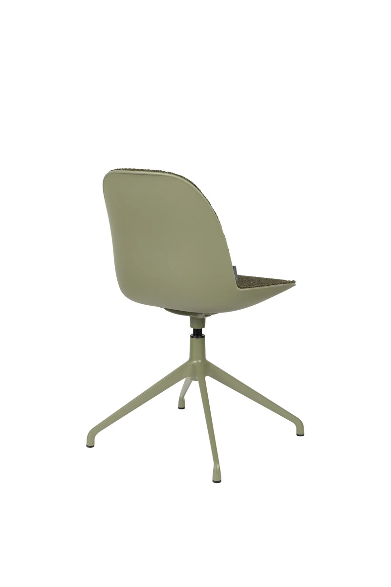 Zuiver Stuhl Albert Kuip Swivel – Grün, Stoff, 52 × 45 × 83,6 cm, 2er-Set
