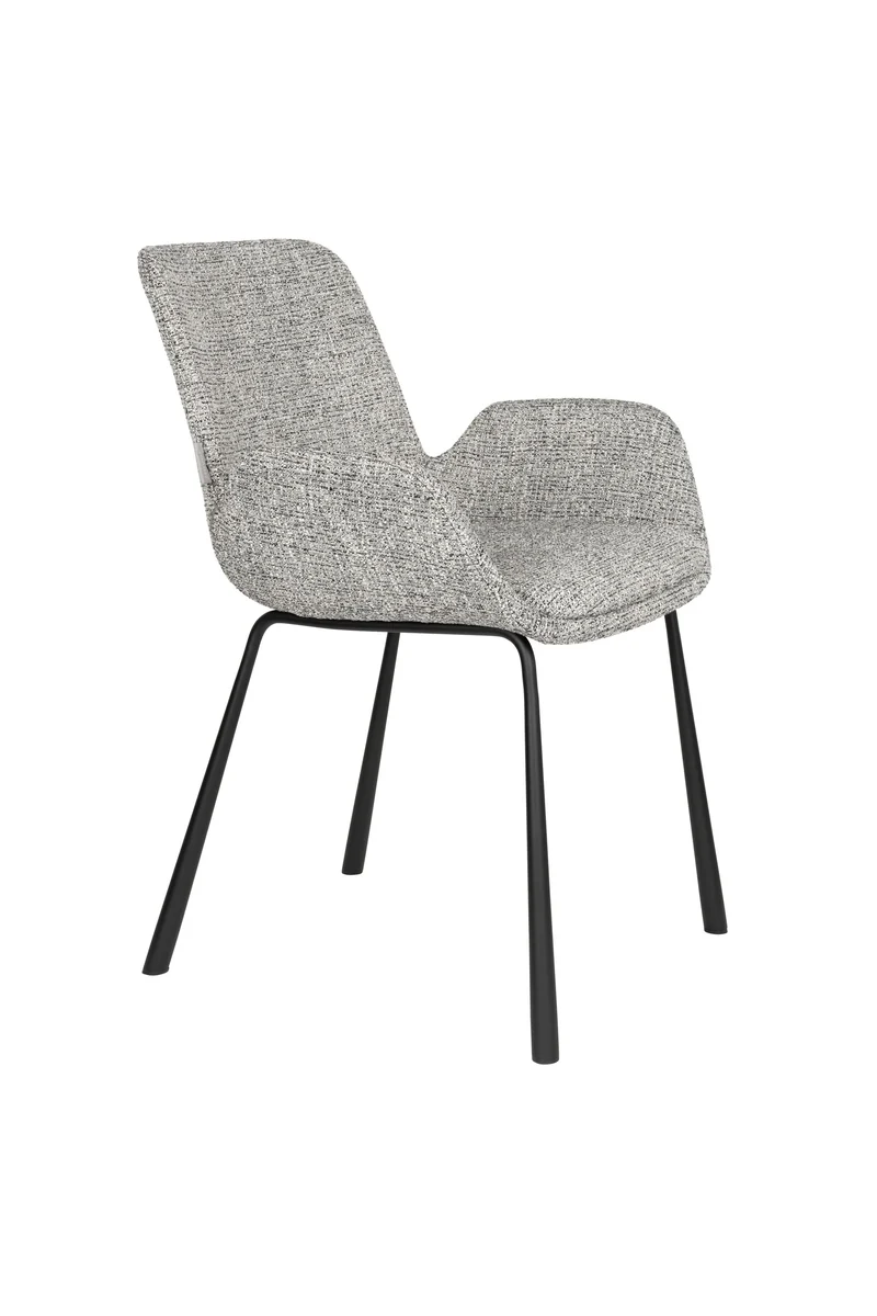 Zuiver Sessel Brit – Grau, Stoff, 62 × 59 × 79 cm, 2er-Set