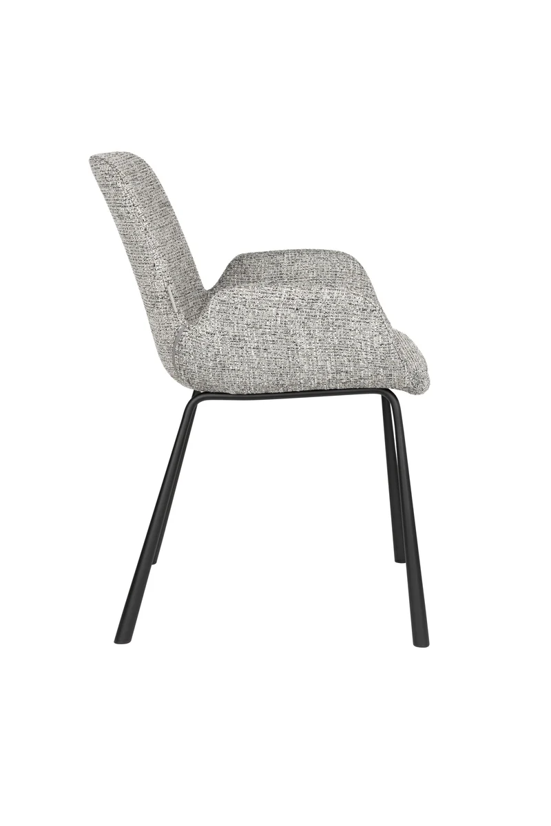 Zuiver Sessel Brit – Grau, Stoff, 62 × 59 × 79 cm, 2er-Set