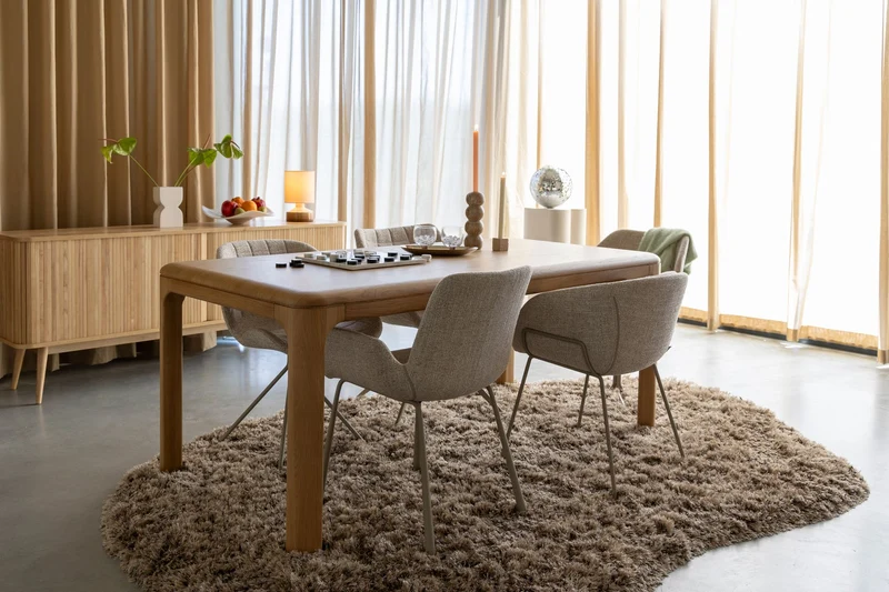 Zuiver Sessel Brit – Beige, Stoff, 62 × 59 × 79 cm, 2er-Set