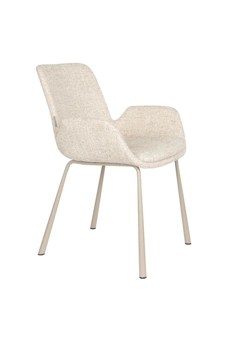 Zuiver Sessel Brit – Beige, Stoff, 62 × 59 × 79 cm, 2er-Set