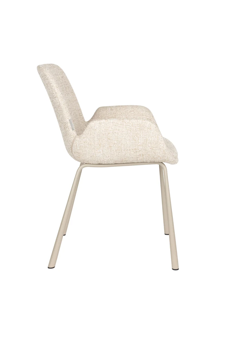 Zuiver Sessel Brit – Beige, Stoff, 62 × 59 × 79 cm, 2er-Set