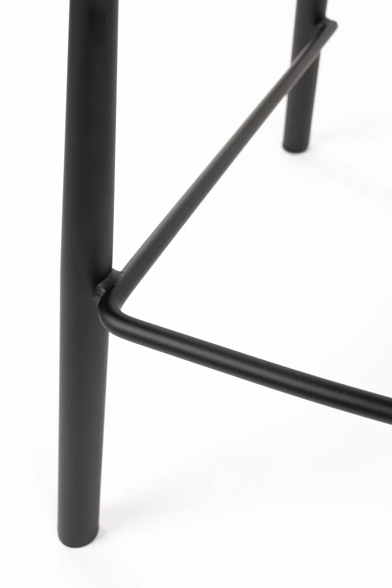 Zuiver Tresenhocker Brit – Grau, Polyester, 54 × 57 × 91,5 cm, 2er-Set