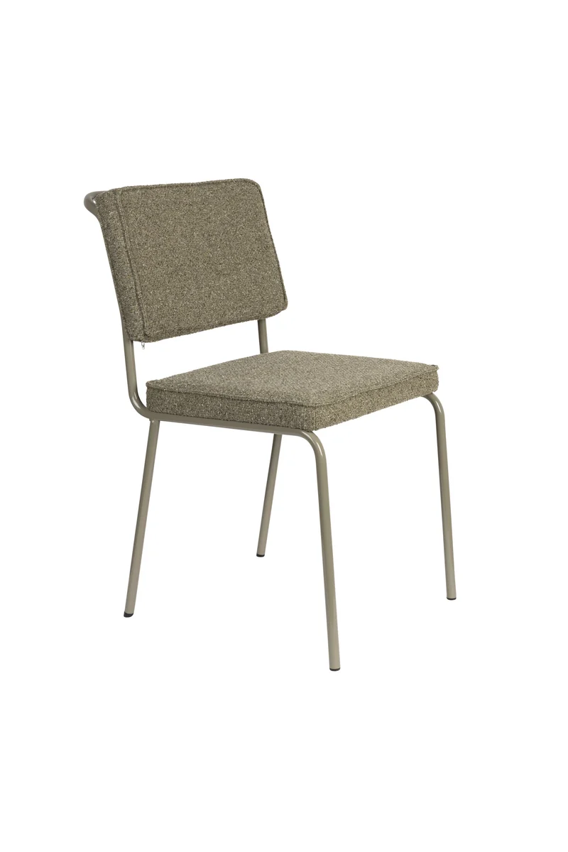 Zuiver Stuhl Buddy Olive – Stoff, 57 × 48 × 85 cm, 2er-Set