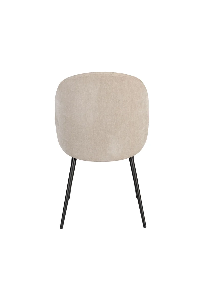 Zuiver Stuhl Cozy – Beige, Eukalyptus-Sperrholz, 57 × 53 × 82 cm, 2er-Set