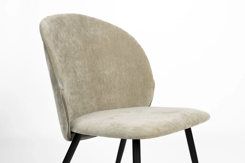 Zuiver Stuhl Cozy – Moos, Eukalyptus-Sperrholz, 57 × 53 × 82 cm, 2er-Set