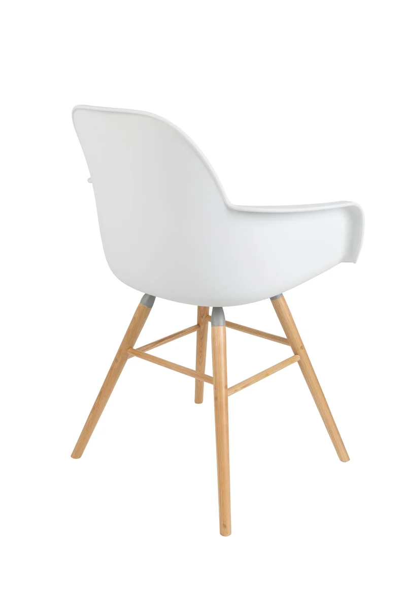 Zuiver Sessel Albert Kuip – Weiß, Polypropylen, 55 × 59 × 81,5 cm, 2er-Set