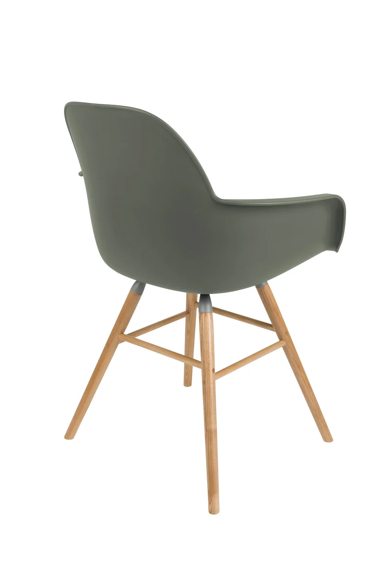 Zuiver Sessel Albert Kuip – Grün, Polypropylen, 55 × 59 × 81,5 cm, 2er-Set
